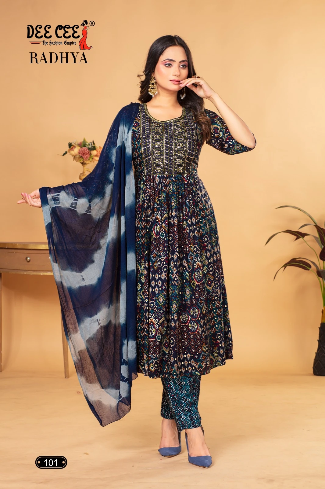 Deecee Radhya Rayon Foil Print Wholesale Readymade Salwar Suit Catalog — Wholesale Salwar Suits, MPA wholesale from Surat - Gallery Image 6